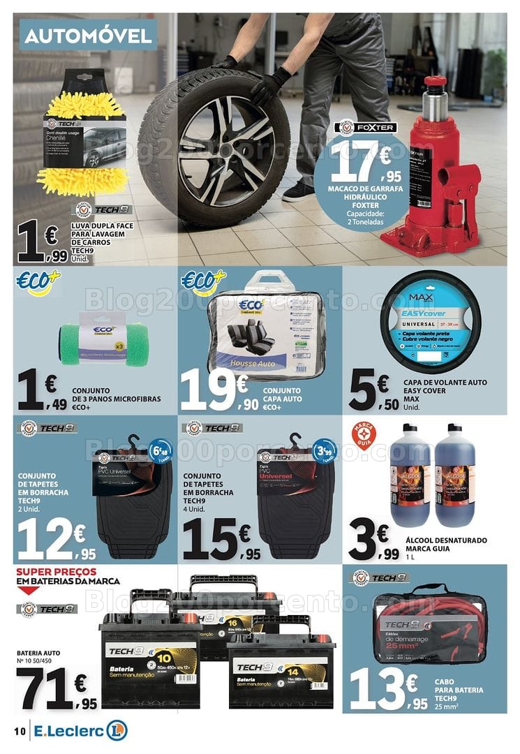 Antevisão Folheto E-LECLERC Bazar Promoções de 16 a 29 julho